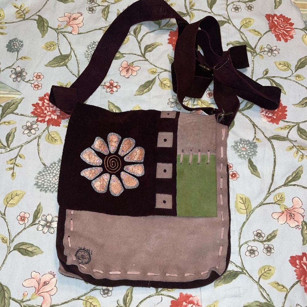 Tribu Flower Patchwork Purse - image 1